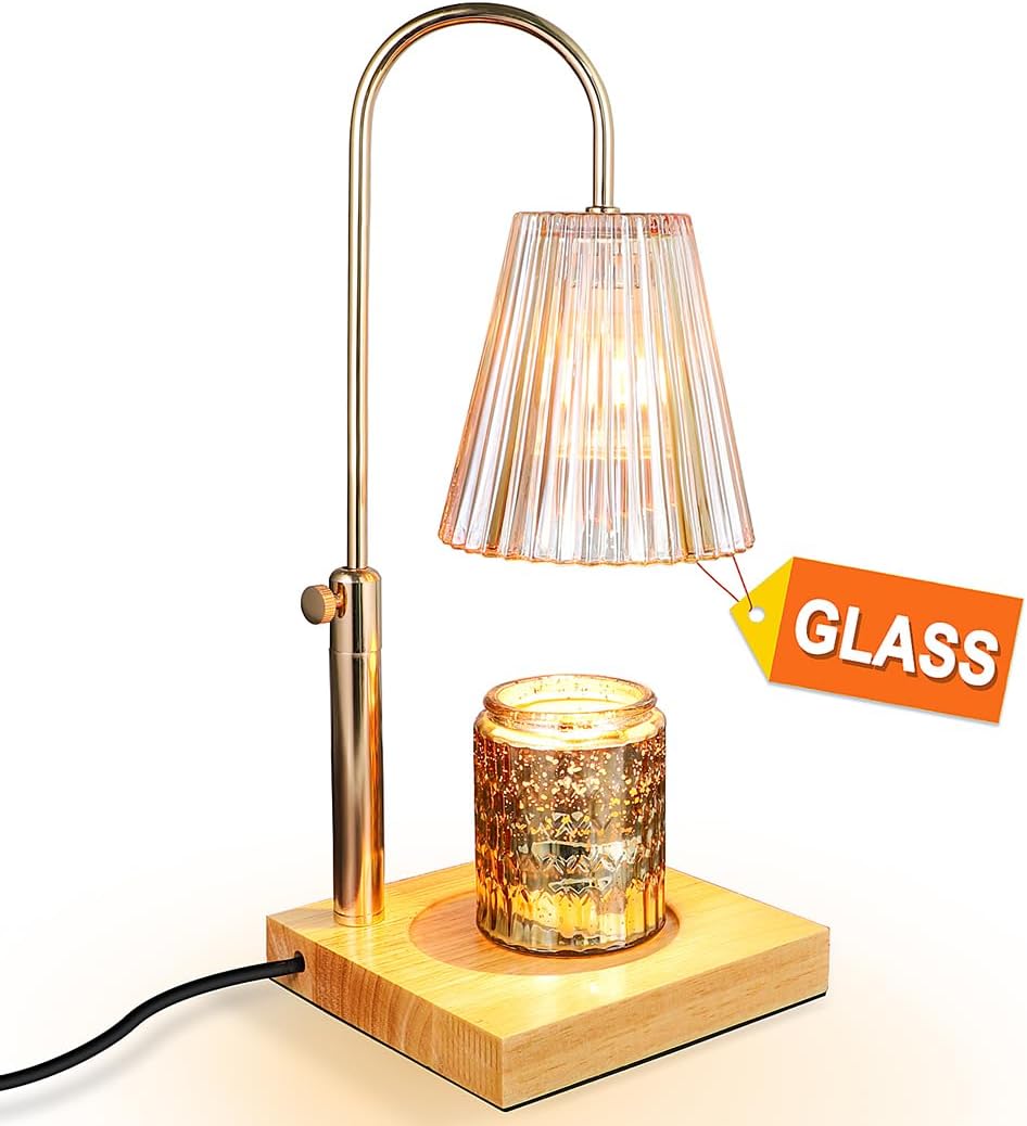 Candles & Holders - DSmart Candle Warmer Lamp,Electric Candle Lamp Warmer,with Timer & Dimmer Height Adjustable.Exquisite Decorative Lights are Suitable for bedrooms, Living Rooms, etc.with 3 Bulbs.
