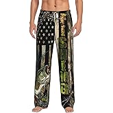 Rzhlyua Funny Men's Lounge Pajama Pants Cute Soft Ultra Lightweight Sleepwear Bottom Pants with Pocket Drawstring