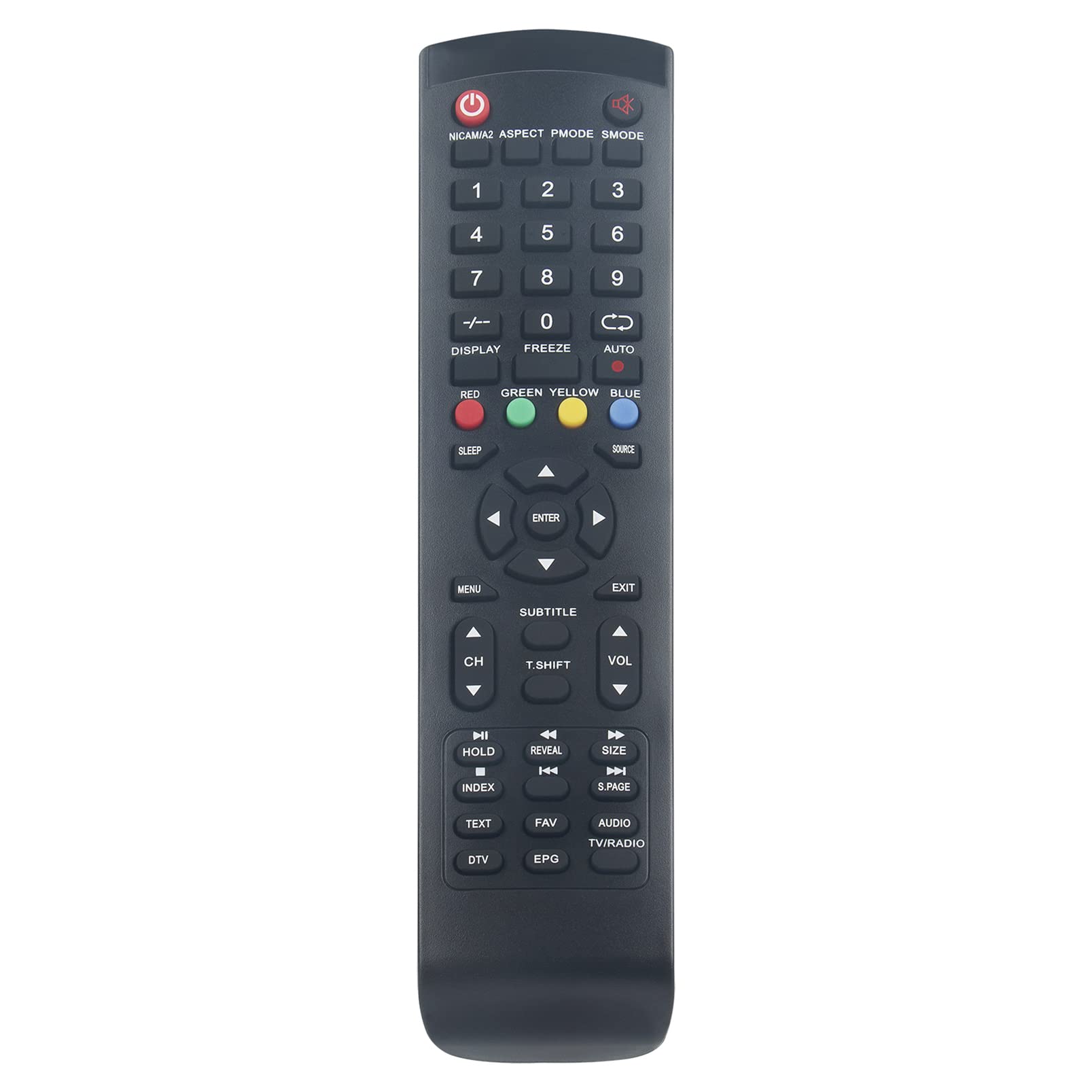 ALLIMITY Replace Remote Control fit for NORDMENDE TV ND32N2200H ND24N2000H ND40S3000-SMART ND40N2000 ND39N2000H ND40N2000H ND39S3000H ND43S3000H-SMART HD24N2000H UH22M1010 UH32M1010 ND40S3000