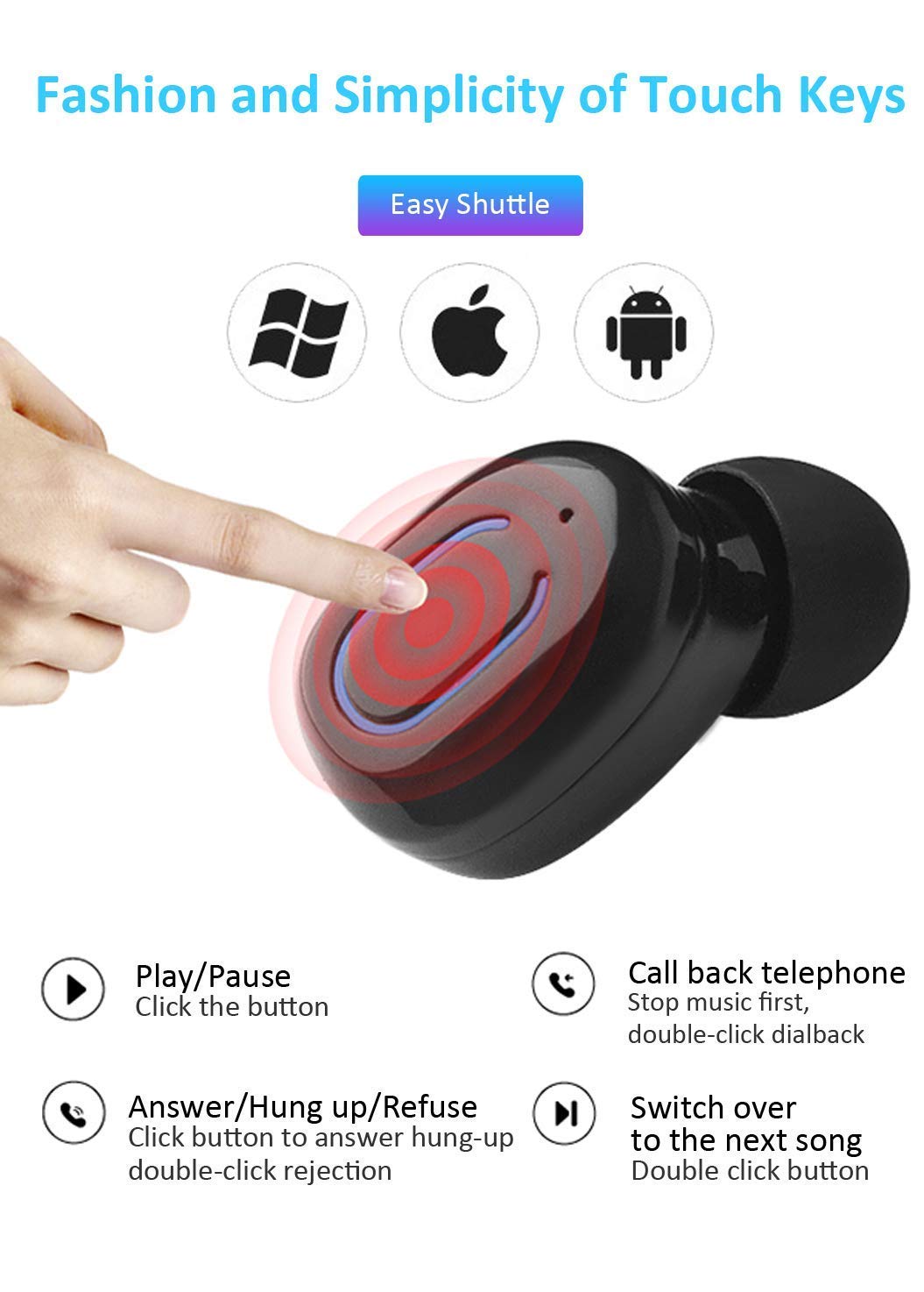 écouteur bluetooth switch