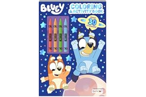 bendon Bluey Coloring & Activity Book with Crayons and Stickers