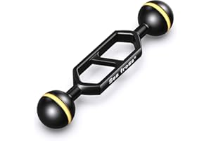 Sea frogs Double Ball Arm 4.0" Essential Underwater Photography Gear Lighting System Aluminum Alloy Diving Equipment Accessory Lightweight Arms AM-9