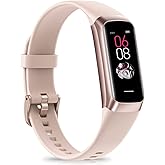 Fitness Tracker with 24/7 Heart Rate Blood Oxygen Sleep Monitor, 1.1" AMOLED Touch Screen Activity Tracker Smart Watches, IP68 Waterproof Step Counter Pedometer for Women Men