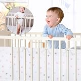 Aolso Cot Bumper 2Pcs Breathable Mesh Crib Rail Cover Triangle view 5