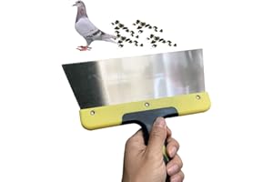 BUAKAW-X Bird droppings Clean Pigeon droppings Scraper Straight Pigeon loft Tool Pigeon Home nest Cleaning Scraper