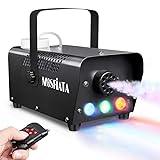 Halloween Fog Machine - MOSFiATA 500W Professional Multi-color Smoke Machine wit