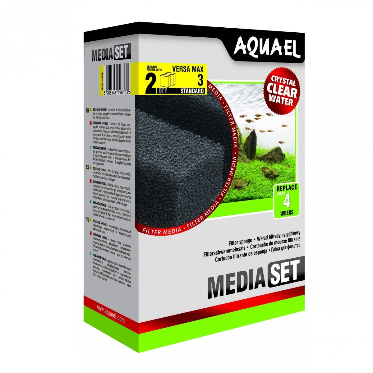 Aquael RECAMBIO ESPONJA FILTRO VERSAMAX-FZN-3 (2 UNI) — image 1
