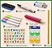 Lewo 3 in1 Wooden Magnetic Art Easel Double Sided Drawing Whiteboard Toys for Kids