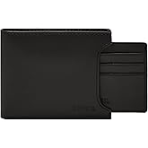 Fossil Men's Leather Bifold Sliding 2-in-1 with Removable Card Case Wallet for Men