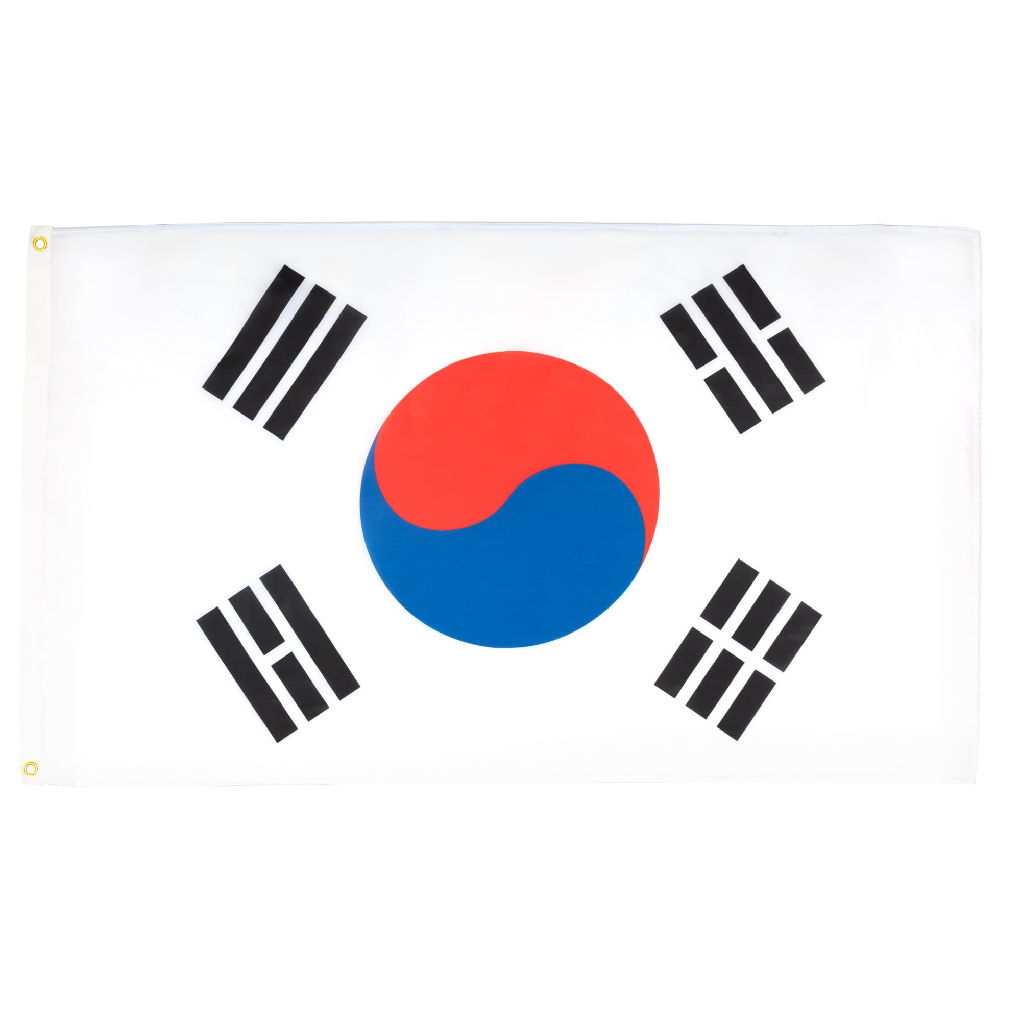 AZ FLAG - South Korea Flag - 3x5 Ft - 100D Polyester South Korean Banner with Two Metal Grommets - Fade Resistant - Vivid Colors - 3' x 5' Feet - 150x90 Cm — image 1