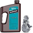 SUNLU 3D Printer Resin 3kg, Fast Curing Standard 3D Resin for Most Resin 3D Printers, 395 to 405nm UV Curing 3D Printing Liquid Photopolymer Resin, Low Shrinkage and High Precision, 3000g, Grey