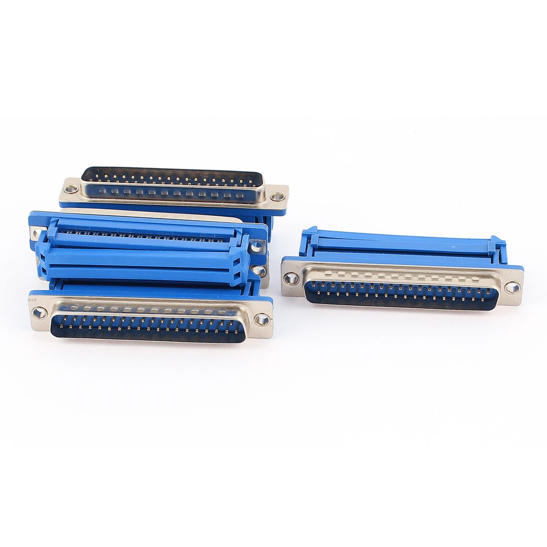 Sourcingmap 5Pcs D-SUB DB37 Male IDC Socket Crimp Connector for Flat Ribbon Cable