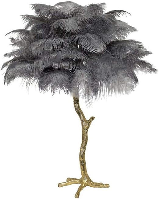 feather table lamp