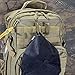 10 Pack Multipurpose D-Ring Grimlock Locking for Molle Webbing with Zippered Pouch by BOOSTEADY (Brown)