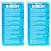 Perfect Remedy 2-Pack Gel Ice Packs for Injuries - Reusable, Soft & Flexible Hot & Cold Compress, Soothing Aid for Sprains, Strains, Soreness conditions, Alternative to Hot Water Bottles (Blue, Large)