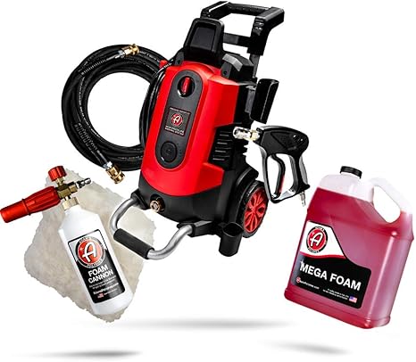 Adam S Electric Pressure Washer Car Wash Kit Powerful 1 8 Gpm 2500 Psi Snub Nose Tip Attachment Use W Foam Gun Car Soap Patio Boat Rv Motorcycle Car Garage Deck Garden Outdoor Amazon Com