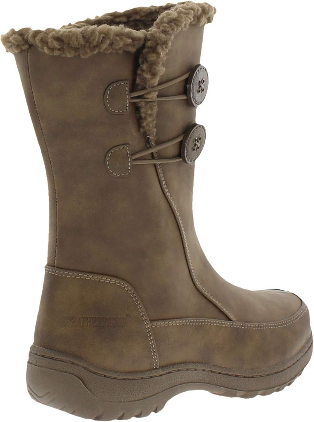  | Weatherproof Womens Cold Weather Boots with Side Zipper & Dual Button Closure (Miranda) Waterproof Insulated Winter Boots - Keeps Feet Warm & Dry | Boots