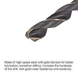 uxcell 2 Pcs High Speed Steel Hex Shank Twist Drill
