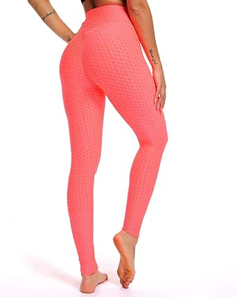 Amazon.com: FITTOO Womens High Waisted Yoga Pants Tummy Control Scrunched Booty Leggings Workout 