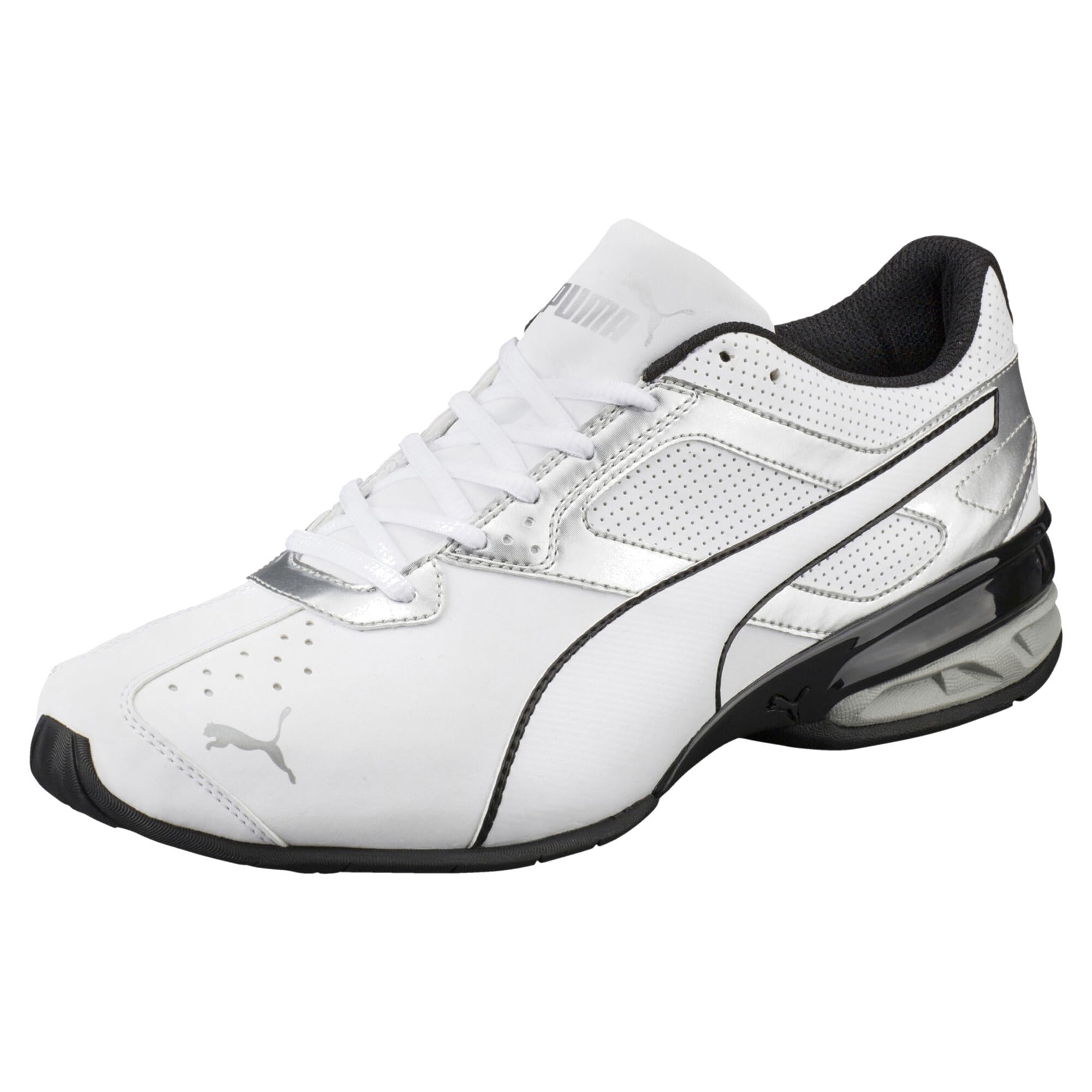 PUMA Tazon 6 FM, Zapatillas de Cross Training para Hombre, Blanco-Plata-Negro, 7