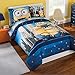6pc Despicable Me Minions Twin Bedding Set Yellow and Cool Comforter Sheet Set and Sham