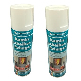 Hotrega H130907 Kaminscheiben-Reiniger - 2er Set