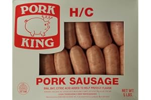 MDNY Pork King Breakfast Sausage Jumbo Links 5/lbs Fresh Ships Cold & Fast