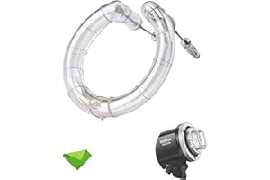 Godox MS200V MS300V Flashtube, Replacement Flash Bare Tube for Studio Flash MS200 MS200V MS300 MS300V, Photography Light Repa