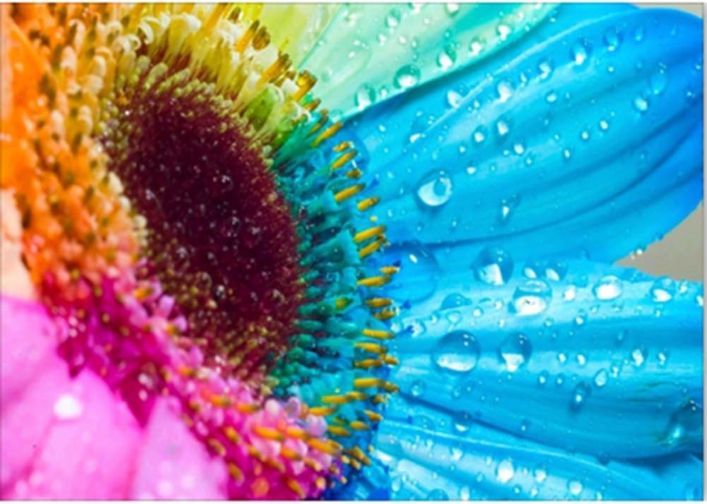 XIYAO 5D Diamond Painting Kits - Vivid Fresh Flowers - Full Diamond 5D DIY Diamond Painting for Home Decor
