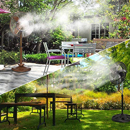 Outdoor Misting Fan Kit for a Cool Patio Breeze,Water Mister Spray for