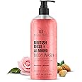 Botanic Hearth British Rose & Almond Body Wash | Shower Gel - 16 fl oz with Shea Butter | Moisturizing Body Wash Shower Gel for Softer, Smoother Skin | Sulfate & Paraben Free