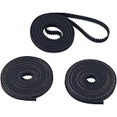 Imdinnogo X Y Z Axis Timing Belt Kit Replacement for Adventuer 5M/ 5M Pro/AD5X: Synchronous Non-Slip Rubber Drive Belt 3D Printer Accessories