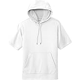 SPORT-TEK Unisex Sport-Wick Fleece Short Sleeve Hooded Pullover