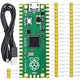 KEYESTUDIO Raspberry Pi Pico Basic Starter Kit with Headers Micro USB Cable, Pico RP2040 Microcontroller, Flexible 26 Multifu