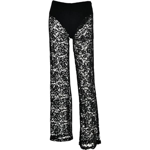 Treatürself flower lace flare pants M Floral Lace Flare Pants – z•aa dress up studio