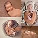 Sunmig Newborn Baby Stretch Wrap Photo Props Wrap-Baby Photography Props (Brown)