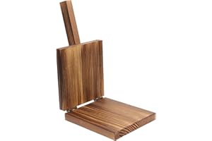 Cabilock Wooden Tortilla Press Dumpling Skin Maker Tool with Ergonomic Handle for Pizza Dough, Pastry, Empanadas, Biscuits, and Cookies