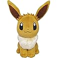 Sanei Pokemon All Star Series Eevee Stuffed Plush, 8", Brown (PP07)