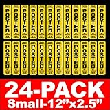 POSTED 24 Pack NO TRESPASSING Signs NO HUNTING Tree/Post Sign PACK Small