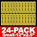 POSTED 24 Pack NO TRESPASSING Signs NO HUNTING Tree/Post Sign PACK Small