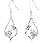 925 Sterling Silver Bee/Hummingbird/Cardinal/Giraffe Drop Dangle Earrings Jewelry Gifts for Women Friends