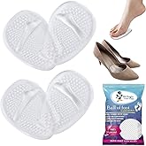 Ball of Foot Cushions (2 Pairs Gel Shoe Inserts), Metatarsal Pads Women | Heel Inserts for Women, Non Slip Heel Pads, Heel Cu
