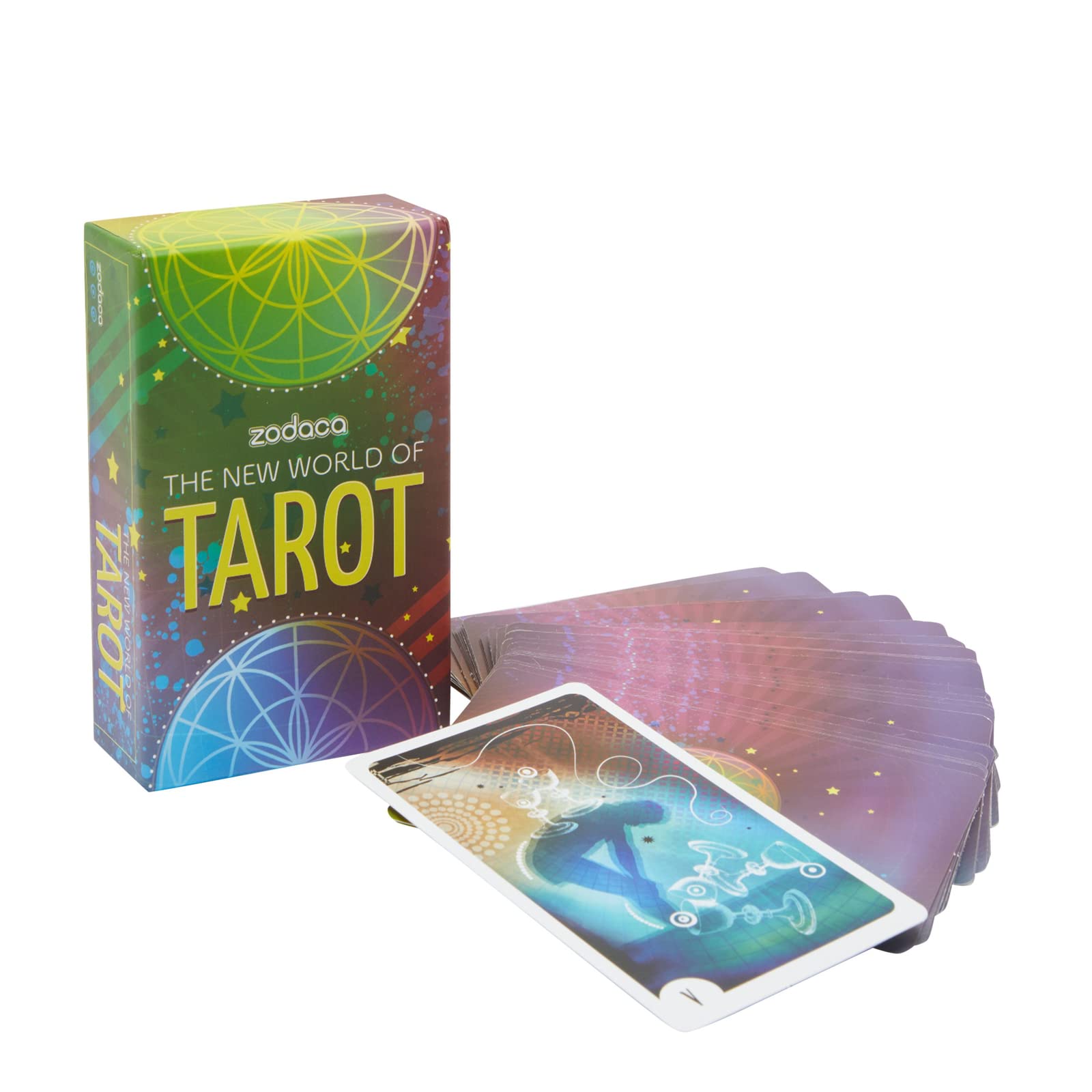 Zodaca Tarot Deck Cards with Guide Book, Astrology Gifts for Women - Set of 78 Astrology Tarot Deck