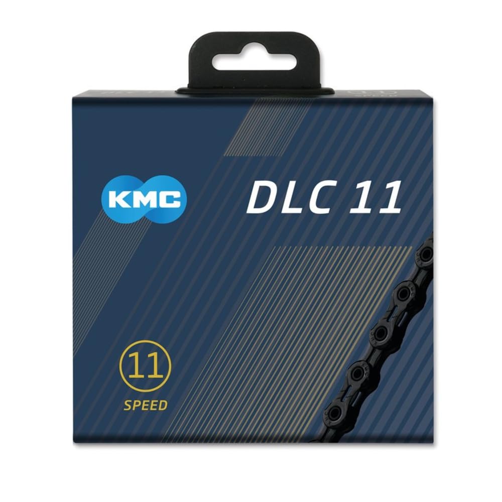 KMC Black DLC 11 Chain, 1/2” x 11/128”