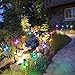 Kearui Solar Garden Lights Outdoor 3 Pack Solar Stake Light with Fiber Optic Butterfly Decorative Lights, Multi-Color Changing LED Solar Lights for Garden Decorations, Garden Gifts