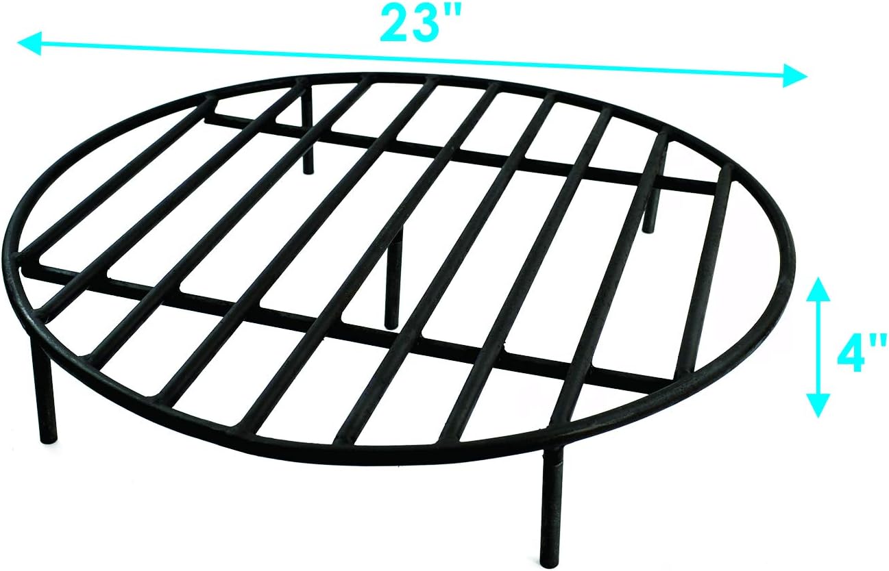 Hi Flame Round Fire Pit Grate Firewood Grate With Five