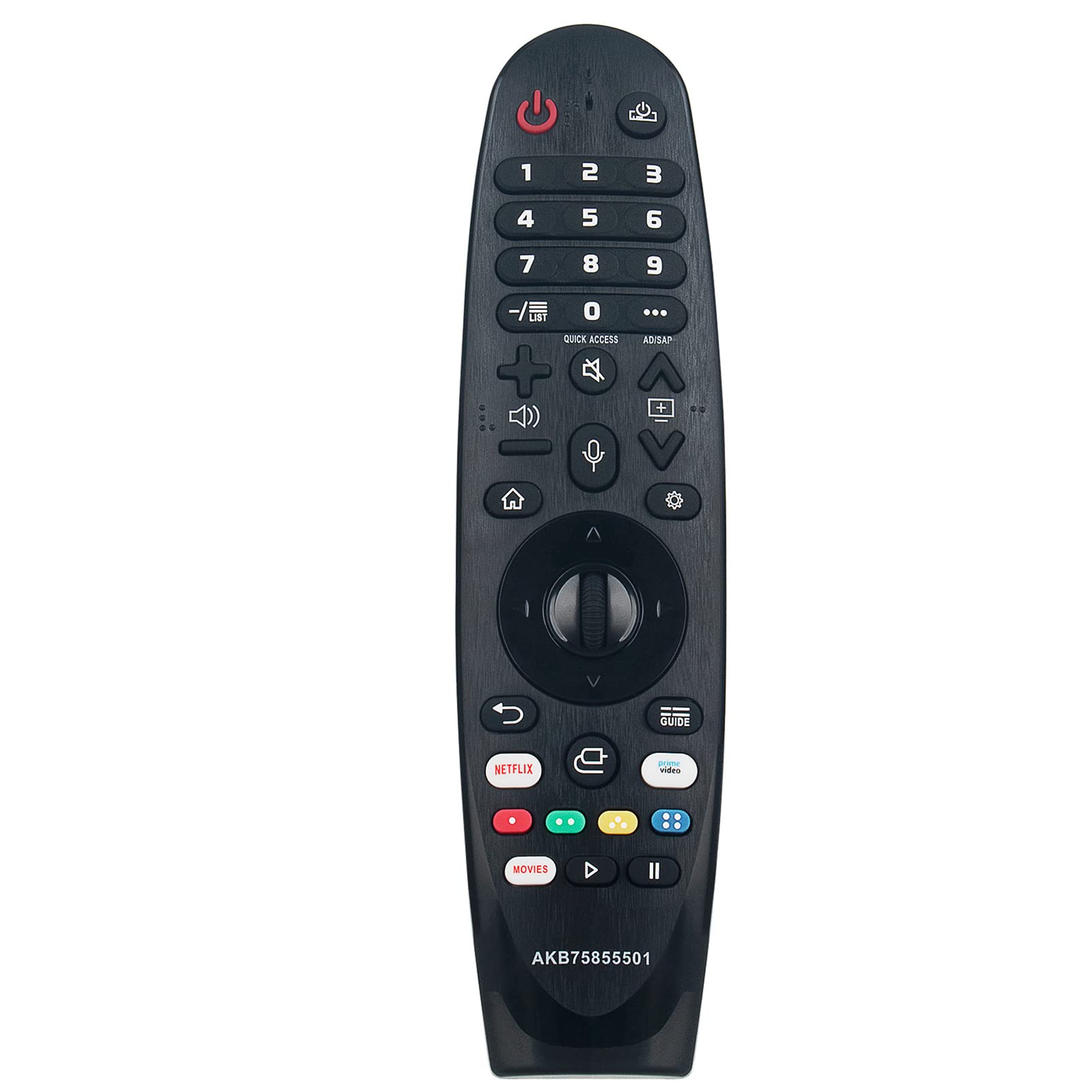 VINABTY AKB75855501 MR20GA Replacement Remote Compatible with LG TV 50NANO79UNA 55NANO79UNA 65NANO79UNA 65NANO80UNA 49NANO80UNA 55NANO80UNA 75NANO80UNA 49NANO81ANA 49NANO81UNA 55NANO81UNA 55NANO81ANA