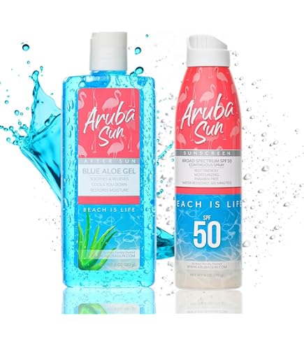 Amazon.com : ARUBA SUN After Sun Cooling Aloe Vera Green Gel, 8 oz, Infused  with Vitamin E & Tea Tree Oil to Soothe, Calm & Hydrate your Sunburn :  Beauty & Personal Care