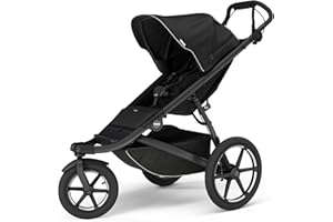 Thule Urban Glide 3 Single Child All-Terrain Stroller, Lightweight, Air-Filled Tires & Suspension, Integrated Hand Brake