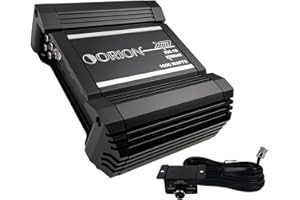 Orion XTR Series XTR500.1D High Power Monoblock Class D Car Amplifier - 500W RMS, 1-Ohm Stable, Low-Pass Crossover, Bass Boos